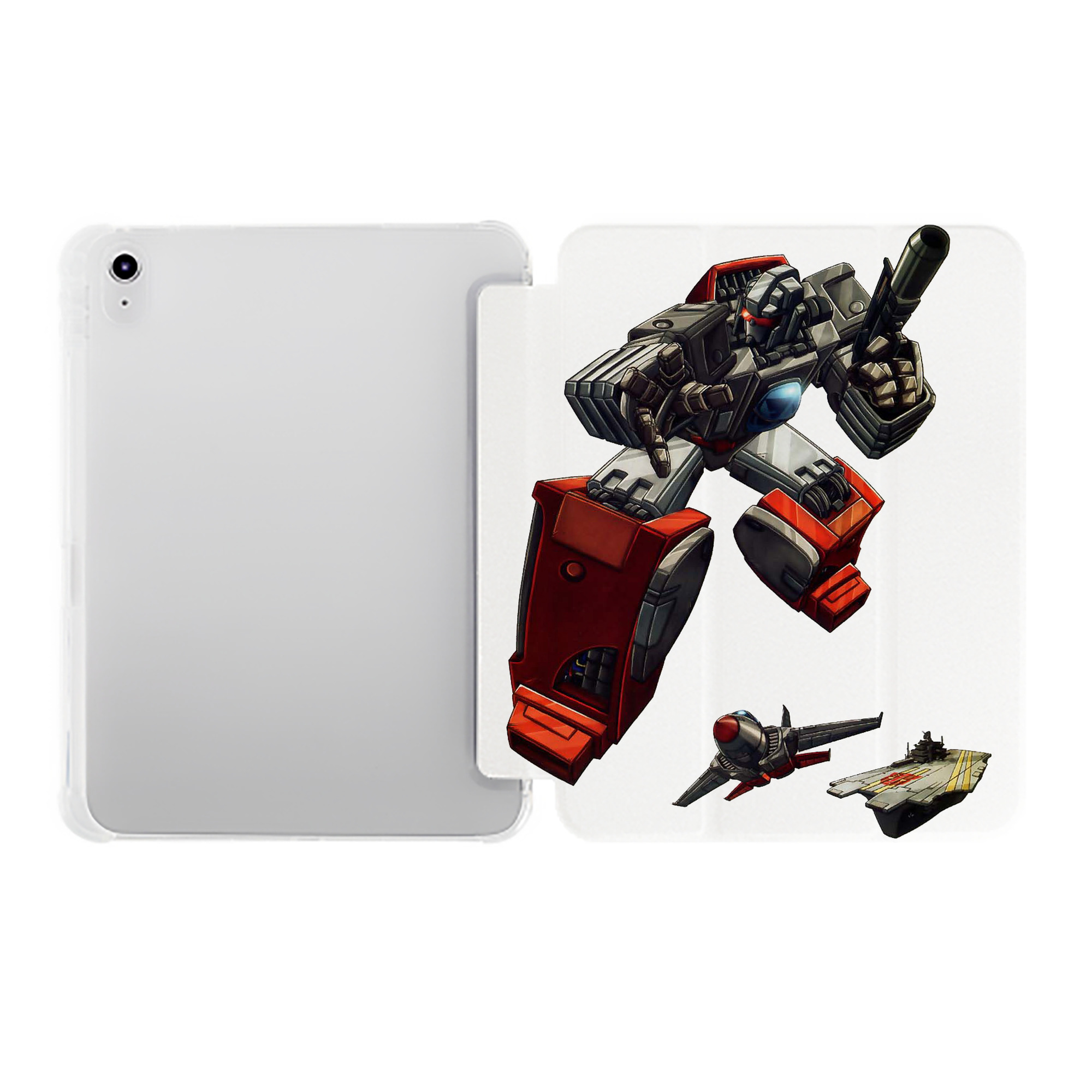 （画像用）  IPad ケース ペン収納付き 三つ折りスタンド PUレザー×シリコン 対応機種9.5/10.5/10.9インチ